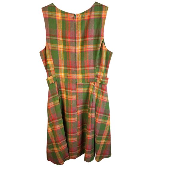 ModCloth Something Sixties Cotton-Linen Dress Vintage-inspired Women's size L - Picture 5 of 9